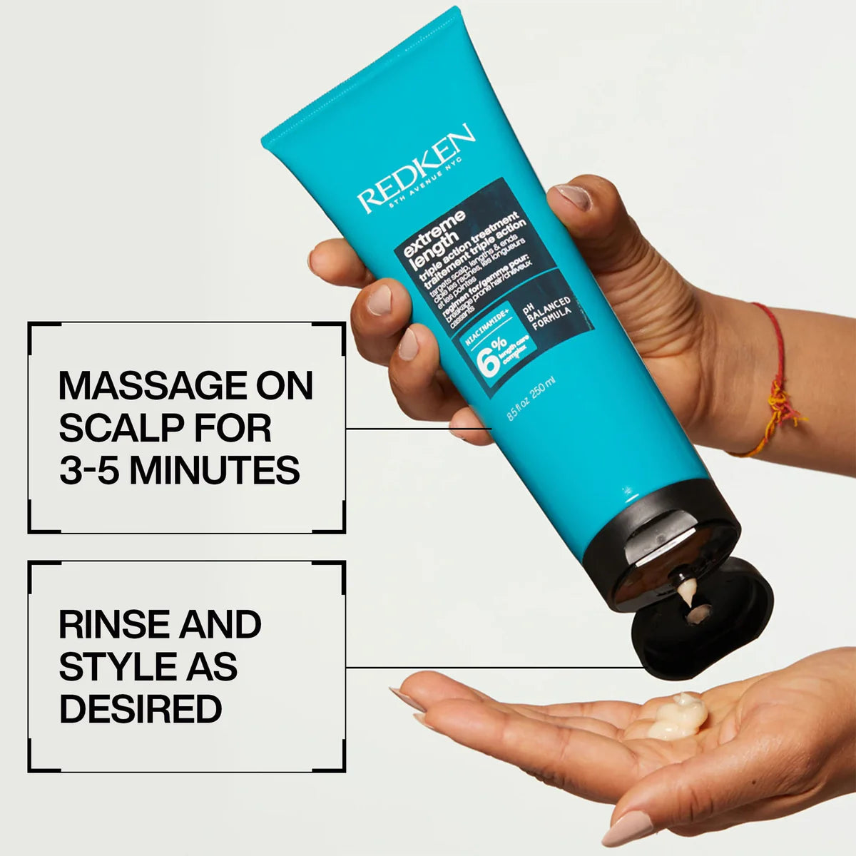REDKEN. MASQUE TRIPLE ACTION EXTREME LENGTH - 250 ML