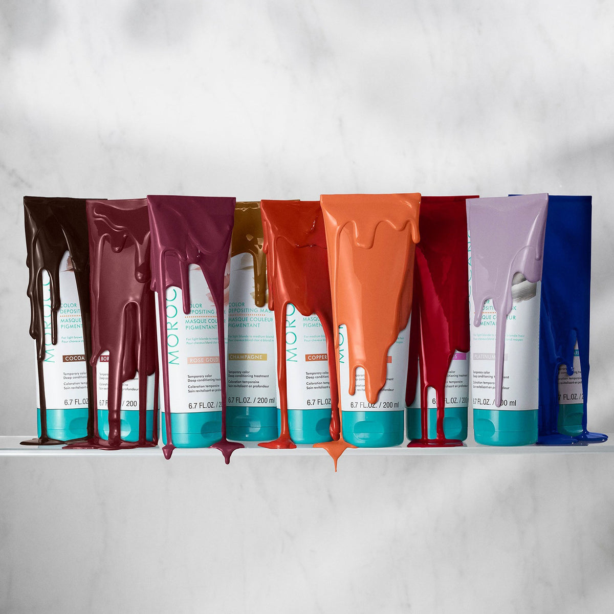 MOROCCANOIL. MASQUE COULEUR PIGMENTANT BORDEAUX