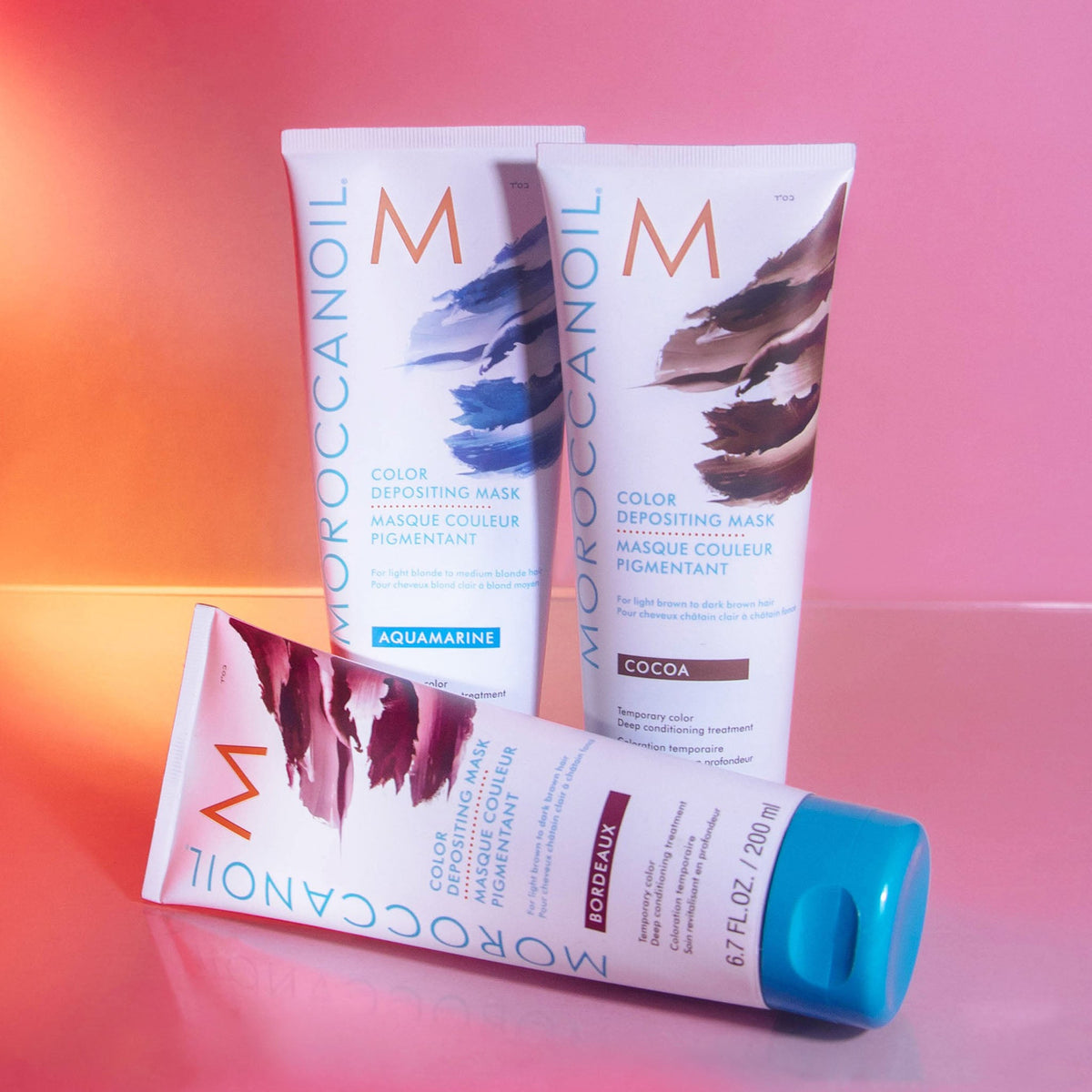 MOROCCANOIL. MASQUE COULEUR PIGMENTANT BORDEAUX